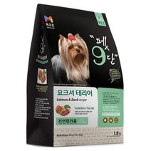 목우촌 전연령용 오리 펫9단 오리분 요크셔테리어 전용사료, 3개, 1.8kg