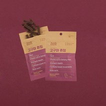 푸디웜 츄잉 져키 저알러지 기능성 강아지 간식 7종 모음 택 1, 02.고구마츄잉 50g