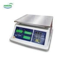 한성 생활방수 가격표시 전자저울 HS-15SPL (15kg/5g), HS-15SPL(15kg/5g)