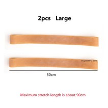 2pcs 석고 금형 붕대 탄성 고무 밴드 그라우팅 스트랩 고정 소 가죽 Tendon 도자기 도구, 2pcs Large
