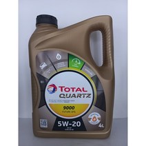 토탈 쿼츠 9000 퓨처 SP GF-6 5W20 4L 엔진오일, 1개