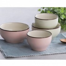 리빙 도자기 그릇세트4p 박스포장 홈세트 답례품 어린이집 생일 결혼식 돌잔치 유치원 선물 칠순 선생님 간식 승진 소규모 친구 영어 상품 첫돌, 본차이나공대4p