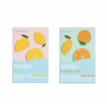 딜리워터 레몬 + 트로피칼 오렌지, 3세트