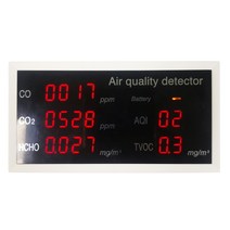 고 정확도 대기 질 모니터 가스 분석기 CO2 HCHO CO 온도 습도 미터 이산화탄소 탐지기 홈에 사용됩니다.
