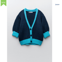 자라 가디건 니트 ZARA 여성 브이넥 반팔 4331131