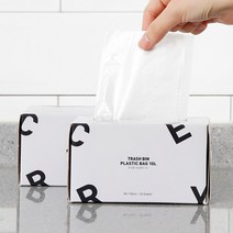 홈앤하우스 휴지통 비닐봉투 10L 50매x2
