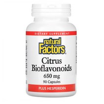 내추럴 팩터스 시트러스 바이오플라보노이드 650mg 90정, 1개, 기본