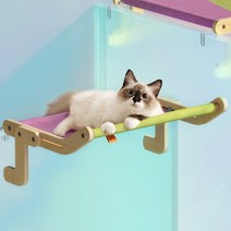 틸릿 미우펀 고양이 창문 선반 해먹, 퍼플