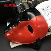 가면 블랙 풀 페이스 힙합 마스크 남성 가장 무도회 COS funny masquerade red dance performance mask 여성, 적흑