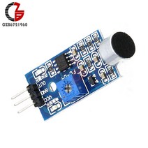 마이크 센서 고감도 사운드 감지 아두이노용 음성 스위치 모듈, 한개옵션0