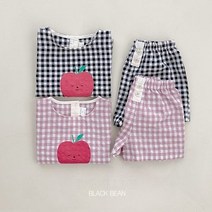 애플 나시상하세트 키즈 아동복 블랙빈아기옷