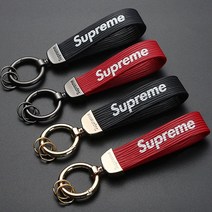 supreme 가죽 키홀더 열쇠고리