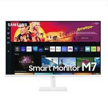 삼성전자 32인치 화이트 스마트모니터 M7 S32BM701 넷플릭스 유튜브 덱스 미러링 에어플레이, M7 S32BM701/LS32BM701UKXKR