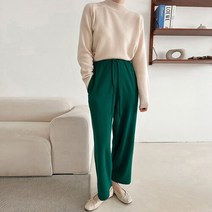 러블리감성 서은 캐시미어 와이드 팬츠