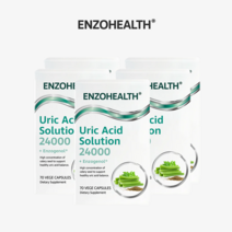 엔조헬스 유릭애시드 컨트롤 요산영양제 24000 uricacid 셀러리 쐐기풀 추출물 뉴질랜드산, 5통, 70캡슐