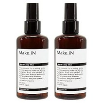 일본직발송 6. 흑설탕 MAKE.IN 메이크업 키프 미스트 80ML 일본제 미용 성분 실리콘 코팅 마무리용 로션 (, 2, One Color