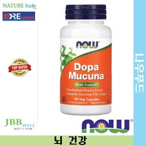 나우푸드 도파무쿠나 천연 도파민 90정 1병 / NOW Foods Dopa Mucuna 90ct 1bt Exp. 2024/07, 1개, 90정 1개