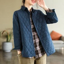 WHR 겨울 여성퀼팅패딩 숏 경량 셔츠형 무지 빅사이즈 보온 누비 점퍼 자켓 코트 데일리룩