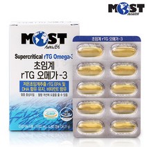 식약처인증 초임계 알티지 오메가3 1207mg 30캡슐 장용성 오일 원액 저온초임계 추출 비타민E 부스터 EPA DHA 함유 정제어유 항산패 알루 오메가쓰리 혈관건강, 기리수 30캡슐x1개