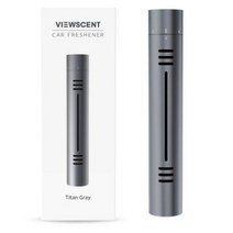 뷰센트 De.Line 차량용 방향제 세트 (타이탄그레이 홀더+향스틱2P), 세인트블랑, 1세트