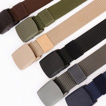 밀리터리벨트 군인 허리띠 케쥬얼 벨트 남자 군용, 브라운