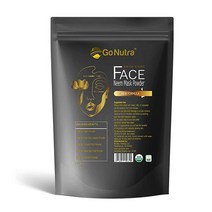 Go Nutra Neem 페이셜 마스크 파우더 유기농 특수 포뮬러 알로에 베라 강황 사해 진흙 빛나는 피부를 위한 물탄니 머드 안티에이징 페이스 클렌징 307136