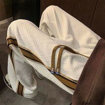 가벼운 럭셔리 루즈 핏 올 매치 스포츠 캐주얼 바지 남성용 부티크 의류 심플 스타일 가을