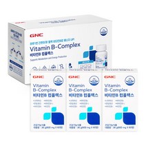 GNC 비타민B 컴플렉스 (600mg 60정 30일분) X 3EA (트리플팩)