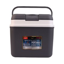 키친플라워 감성캠핑 차박 낚시 손잡이아이스박스 17L 쿨링박스 보냉박스