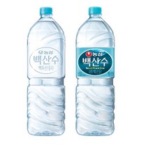 농심 백산수 생수 무라벨 2L 12병, 백산수 무라벨 2L 12병