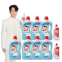 오미노비앙코 농축 액체세제 일반 드럼세탁기세제 중성세제 2리터 7병   만능 얼룩제거제 2병, 1세트