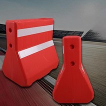 도로 분리대 차단벽 안전 휀스 방호 차단 벽 공사장 PE방호벽, D.2.5kg