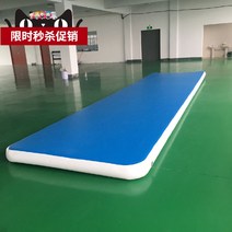 태권도 에어 쿠션 무술 매트 패드 댄스 체조 부상 방지 공중 뒤집기 사이즈별 정리 줄넘기 체육관, 수입 쿠션 4x6 라이트 블루