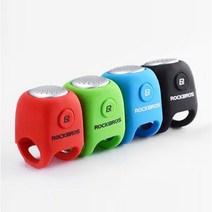 락브로스 자전거 벨 실리콘 경적 전자벨, CB1709 블랙 전자벨, 블랙