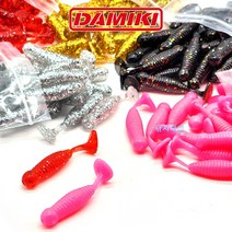 다미끼 구형 아이그럽 2인치 30마리 덕용 쏘가리 꺽지 웜 그럽웜, 008