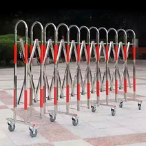 접이식 바리게이트 자바라대문 주차장 이동식 휀스 바리케이트 아치형, 아치형 바리게이트 2m, 1개