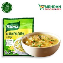 KNORR Halal Chicken Corn Soup 54g 치킨 콘 스프, 1pc