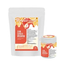 바른건강 GRAPEFRUIT ORANGE POWDER 자몽오렌지 혼합분말 자몽 오렌지 가루 파우더, 200g, 3개