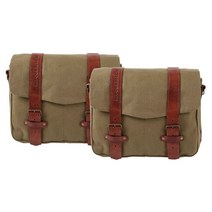 헵코버커 바이크 사이드백 사이드 새들백 레거시 C 보우 L / 6451976 00 08LL (368885), One Size Brown / Green