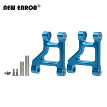 RC 자동차 부품 2Pc 프론트 로우 서스펜션 암 금속 알루미늄 110 Rc 모델 1/10 Tamiya CC01 CC-01 4WD 버기 업그레이드, [02] Blue 2Pcs