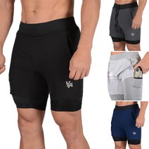 올썸 투인원 반바지레깅스 숏타이즈 스쿼트팬츠 C035 남자 짐웨어