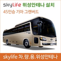차량용위성안테나 / 기아그랜버드 / 스카이안테나 / 스카이라이프 /캠핑용품/ 캠핑카 / 45인승위성안테나 /25인승버스 /버스tv / 자동안테나 /버스안테나 / 캠핑안테나/ 안테나