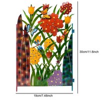 공간분리 가림막 파티션 가벽 인테리어 정원 금속 스크린 장식 colorfu 3 패널 꽃, 협력사, a