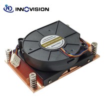 공랭 cpu 램 쿨러 케이스 쿨링팬 팬허브 판매 1u LGA2011 좁은 9456mm 서버 제온 E5 2600 4600 시리즈 방열판 라디터, 단일옵션