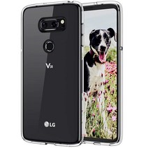 KEEPCA LG V35 ThinQ용 투명 케이스 폰 슬림 얇고 부드러운 스킨 실리콘 TPU 젤 경량 긁힘 방지 충격 보호 커버 V30 2017용 크리스탈 클리어, Crystal Clear