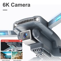 S179 GPS RC 드론 카메라 포함 6K 4k 5G 와이파이 FPV 광학 흐름 포지셔닝 쿼드콥터 브러시리스 모터 비행, 01 4K 2 Battery Bag