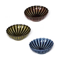 스카이캐슬그릇/일본 기야망 타원 소스볼 8.8cm 1p, 레드