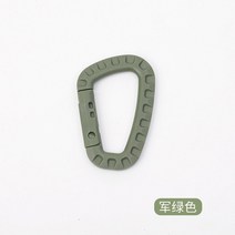 캠핑비너 등산용고리 5pcs 전술 카라비너 ​​키 체인 하드 폴리머 카라비너 ​​등반 d 링 경량 스프링 스냅 기어 클립 유틸리티 후크, 5pcs-아미 그린