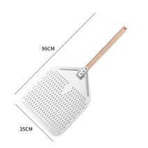 대용량 거품기 빵반죽기 밀가루 반죽 가정용반죽기 믹서 프리미엄 알루미늄 피자 삽 껍질 리프터 도구 미, 한개옵션1, 11 35cm Silver 60cm H