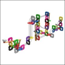 뉴 창작용 골드버그 마블런(107F47H5)-107pcs(풀세트 투석기)